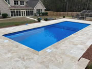 Beach Entry 14 Fiberglass Pool