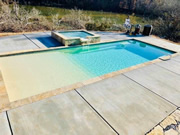 Beach Entry 16 Fiberglass Pool
