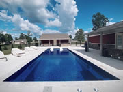 Beach Entry 16 Fiberglass Pool