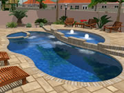 Cascade Fiberglass Pool